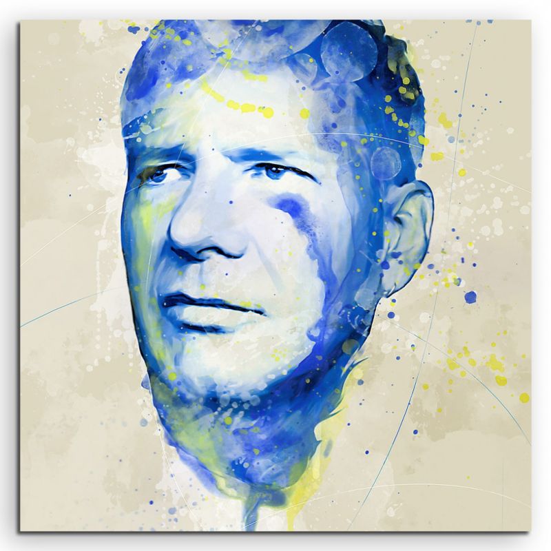 Harrison Ford I Aqua 60x60cm Wandbild Aquarell Art