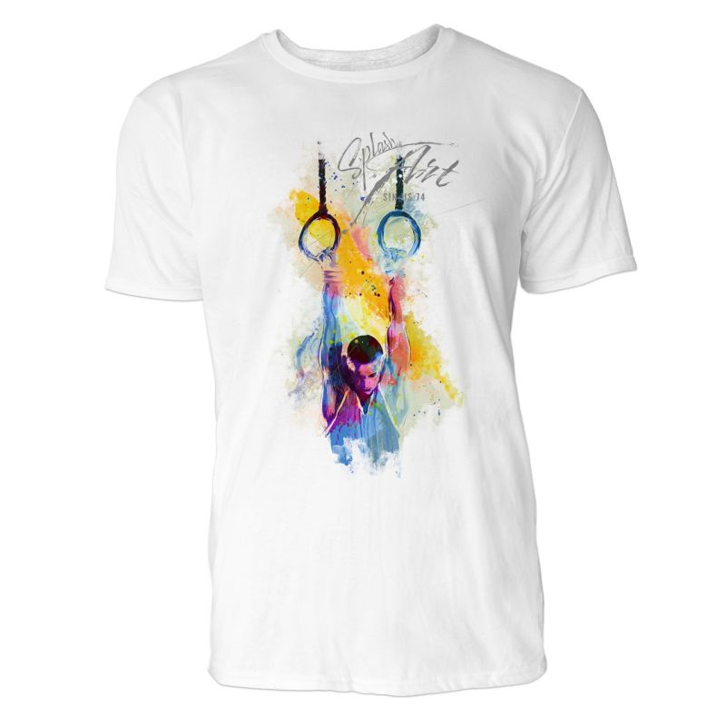 Turner Porträt mit Ringen Sinus Art ® T-Shirt Crewneck Tee with Frontartwork