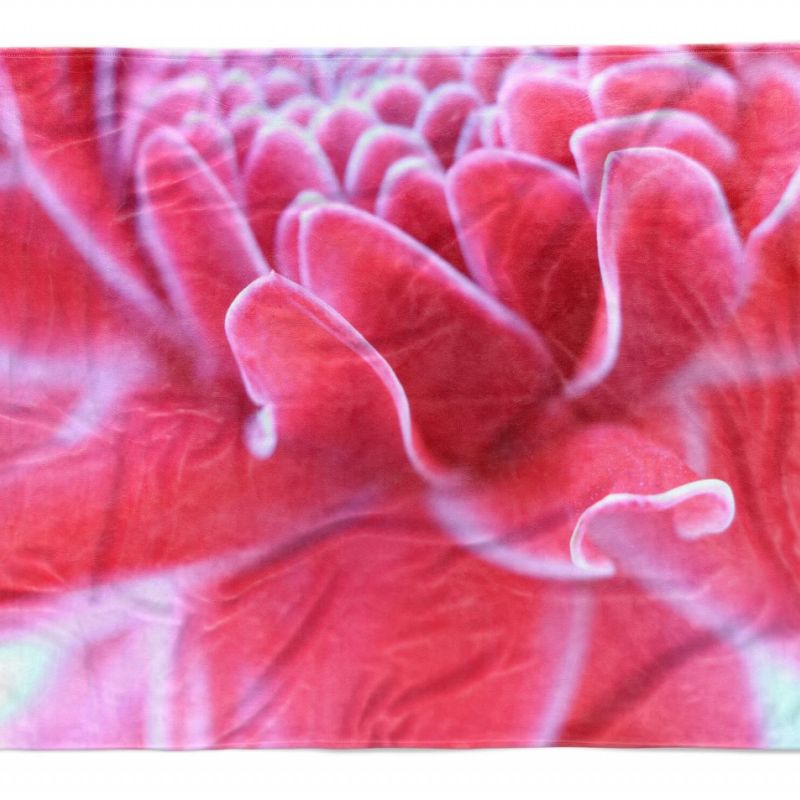 Handtuch Strandhandtuch Saunatuch Kuscheldecke  mit Fotomotiv Nahaufnahme Blume