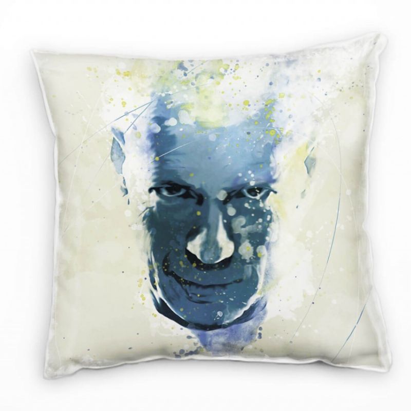 Bruce Willis IV Deko Kissen Bezug 40x40cm für Couch Sofa Lounge Zierkissen