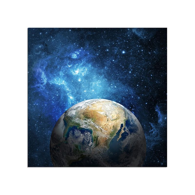 80x80cm Galaxis Erde Weltall Sterne