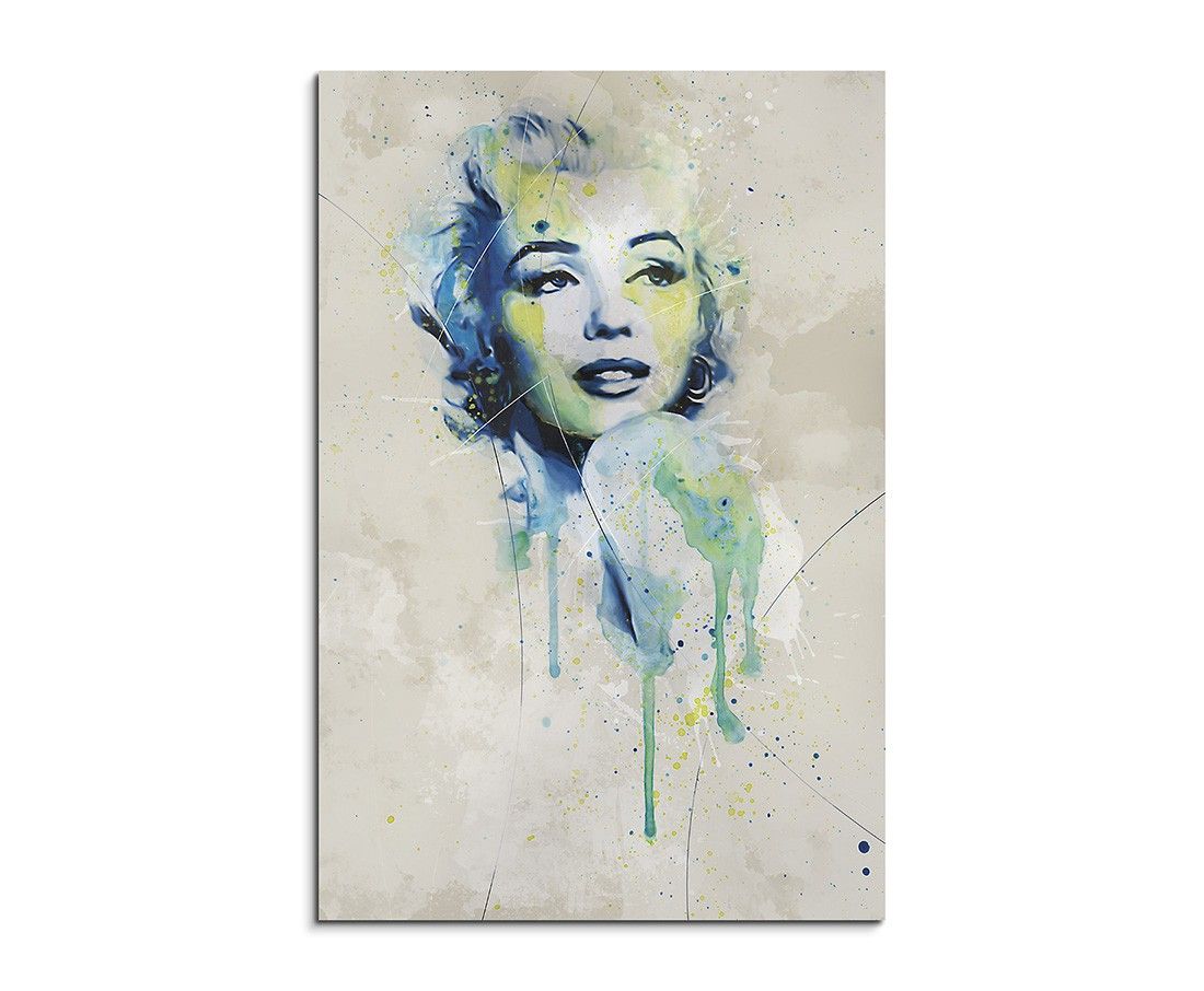 Marilyn Monroe Aqua 90×60 cm Aquarell Kunstbild