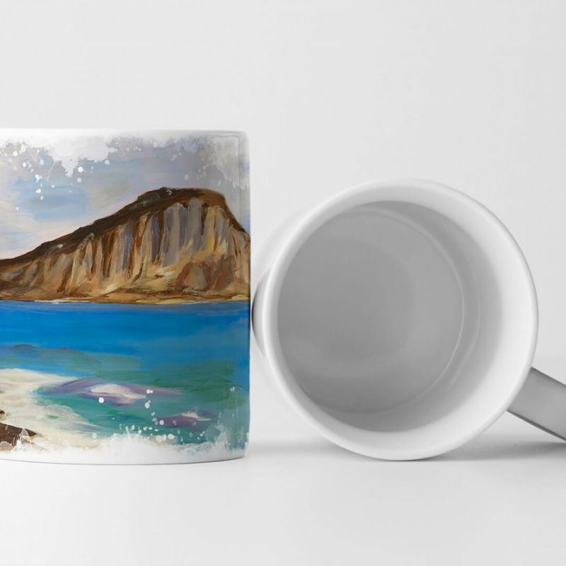 Tasse Geschenk Bild von Chinaman’s Hat Island Oahu Hawaii