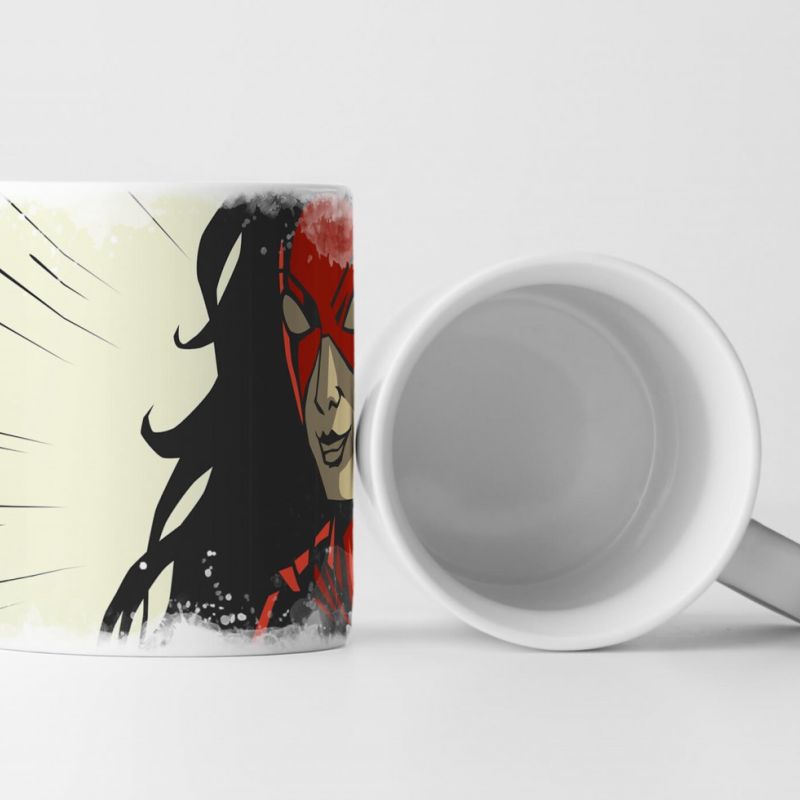 Tasse Geschenk Bild – Comic Superheldin