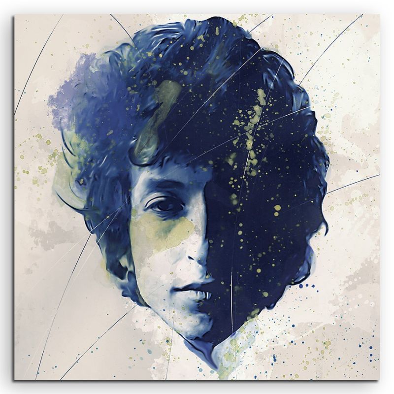 Bob Dylan Aqua 90×60 cm Aquarell Kunstbild