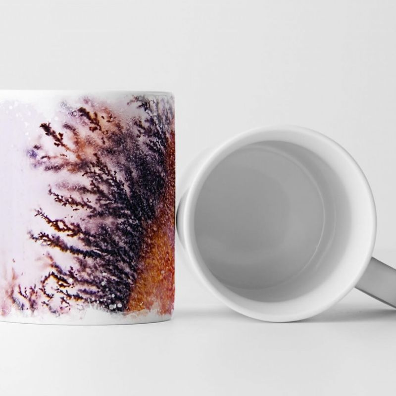 Tasse Geschenk Künstlerische Fotografie – Mikrokristalle im Inneren eines Steins