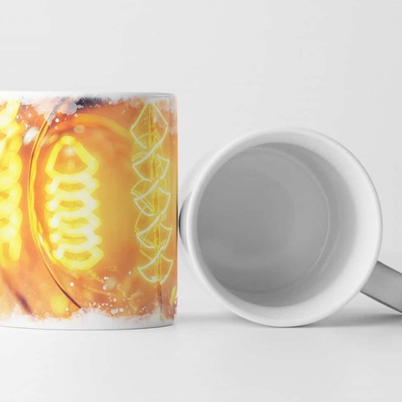 Tasse Geschenk  Fotografie – leuchtende Glühlampe Vintage