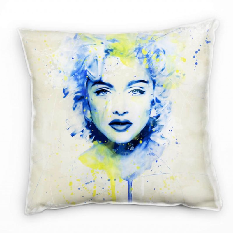 Madonna III Deko Kissen Bezug 40x40cm für Couch Sofa Lounge Zierkissen