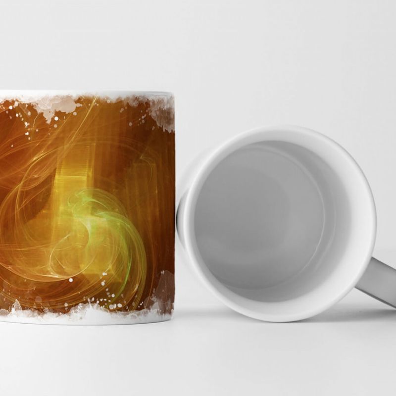 Tasse Geschenk warme Farben, dunkelorange