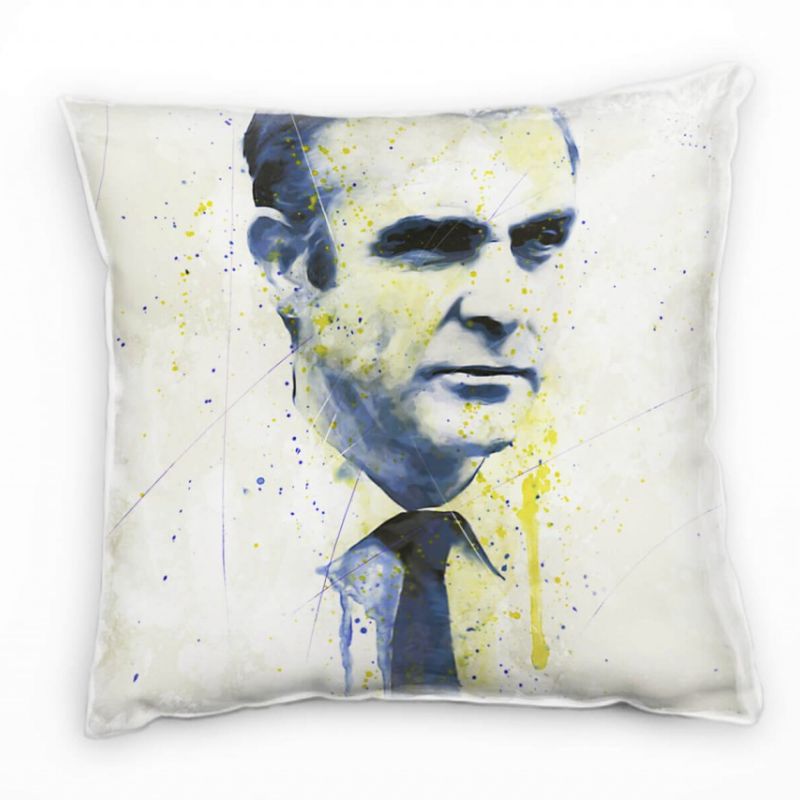 Sean Connery Deko Kissen Bezug 40x40cm für Couch Sofa Lounge Zierkissen