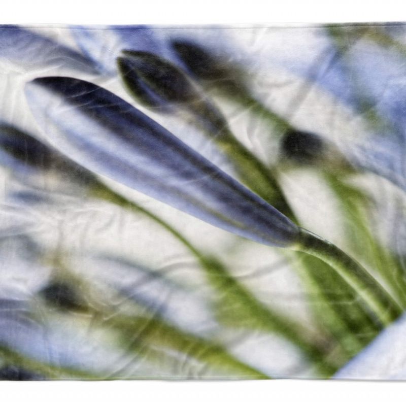 Handtuch Strandhandtuch Saunatuch Kuscheldecke  mit Fotomotiv Blumen Blüten Makr