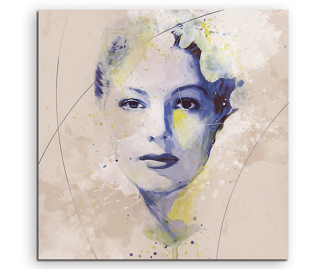 Ava Gardner I Aqua 90×60 cm Aquarell Kunstbild