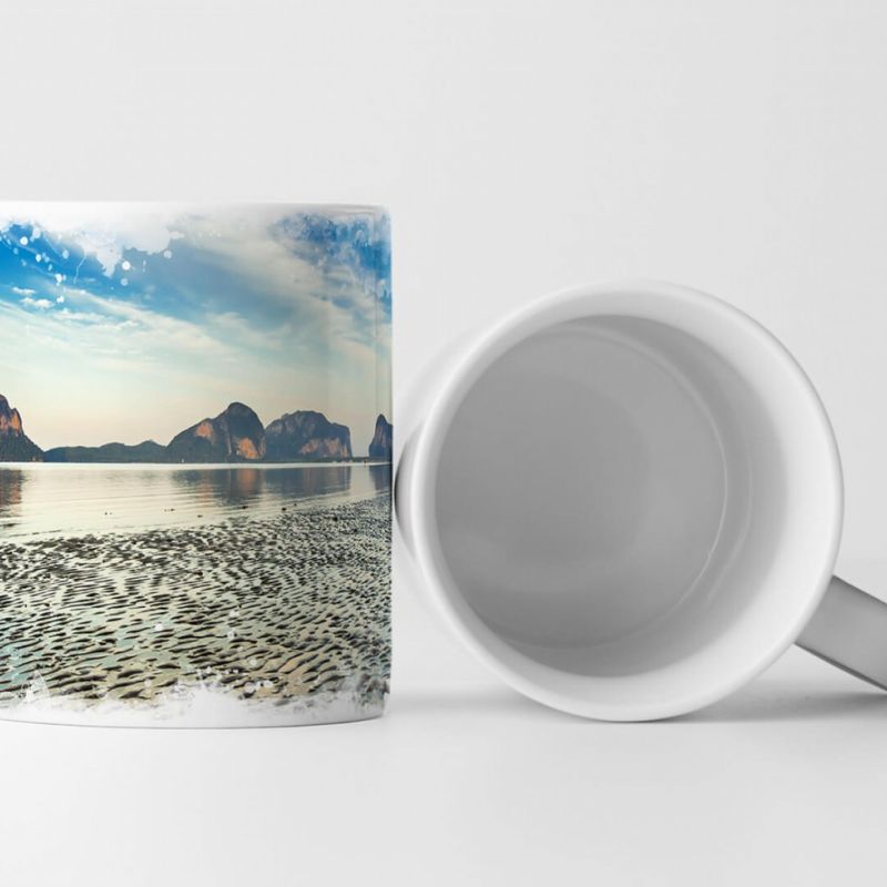 Tasse Geschenk Landschaftsfotografie –  Sand und Meer