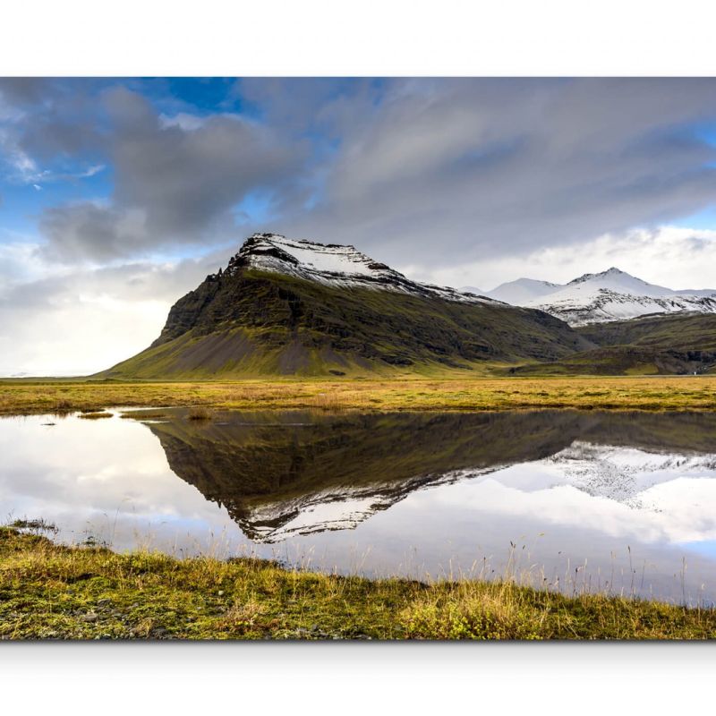 Berge in Island  – Leinwandbild