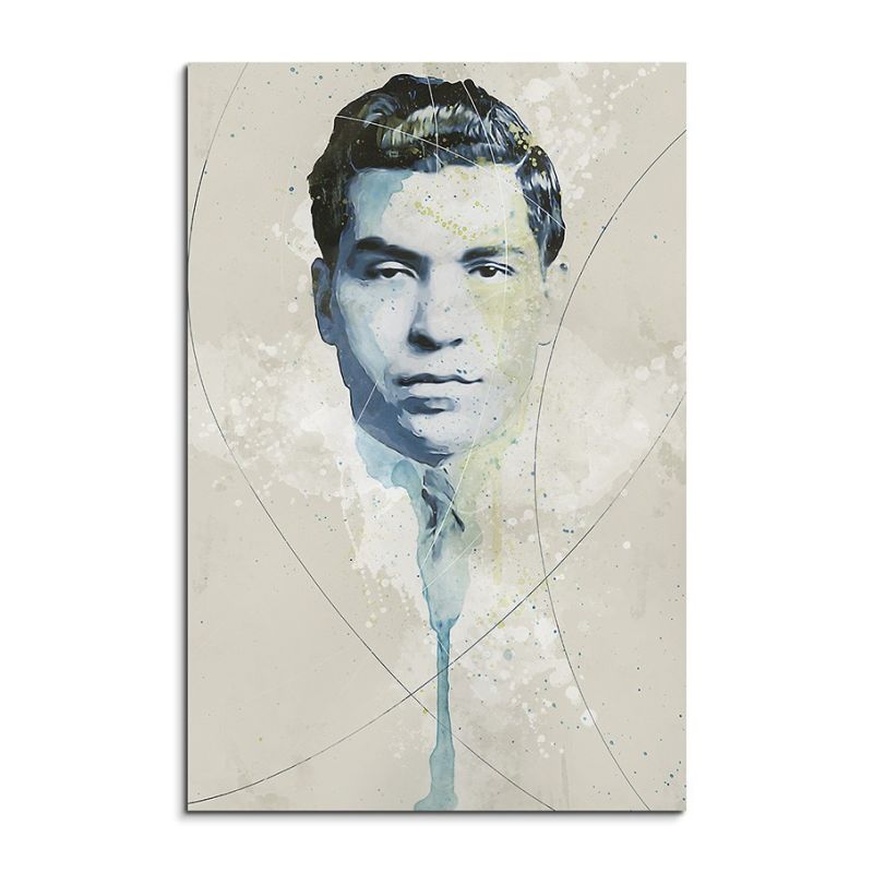 Lucky Luciano Aqua 90x60cm Aqua Art Wandbild