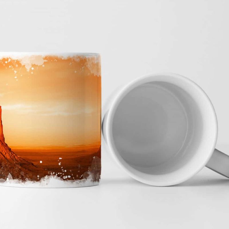 Tasse Geschenk Landschaftsfotografie – Monument Valley bei Sonnenuntergang Utah USA