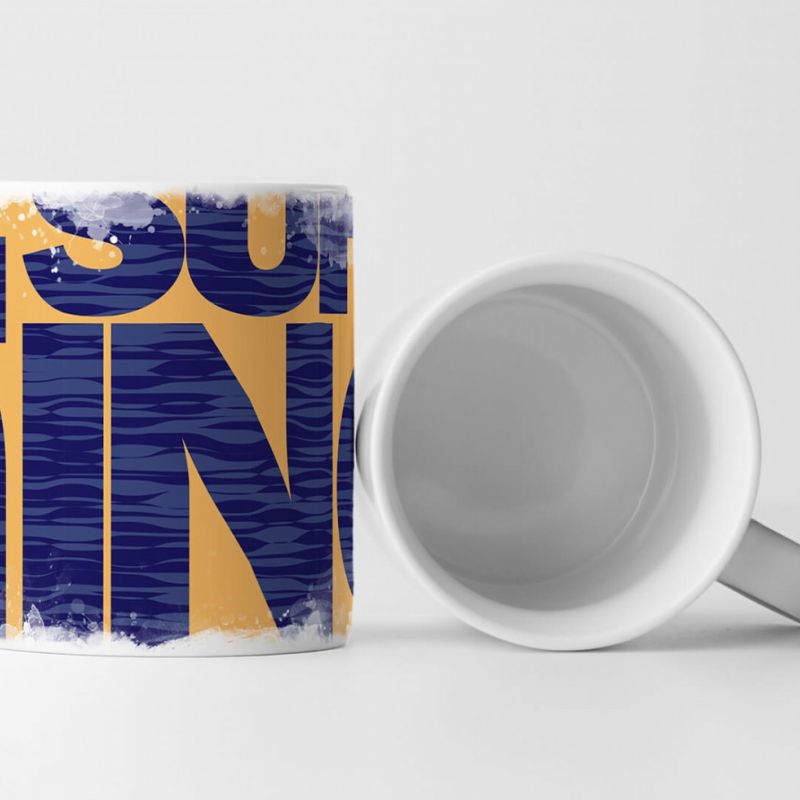 EAU ZONE Motiv Spruch Tasse Geschenk