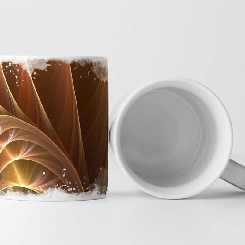 Tasse Geschenk Digitale Grafik – Muschelspirale