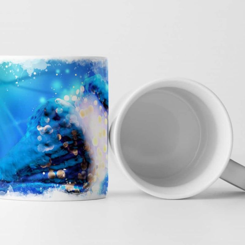 Tasse Geschenk Bild – Neuron und Synapse