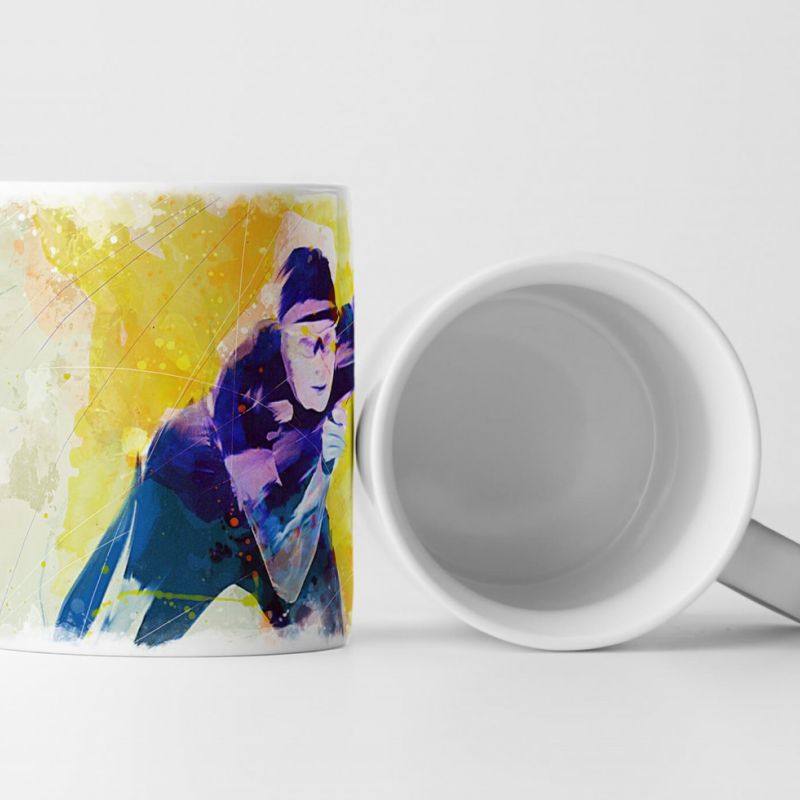 Eisschnelllauf V Tasse als Geschenk,  Design Sinus Art