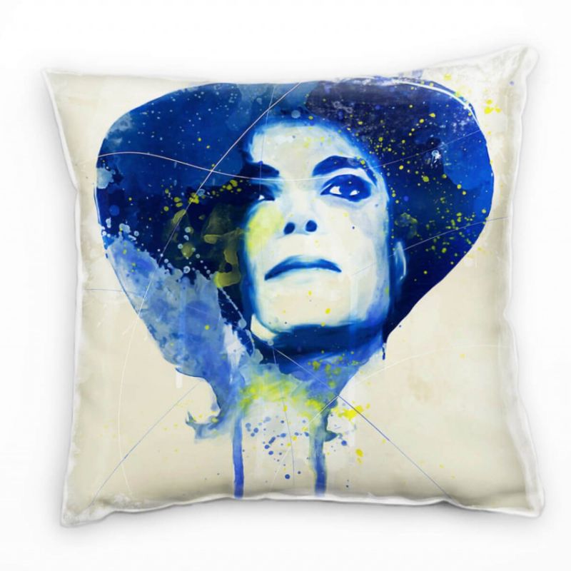 Michael Jackson IV Deko Kissen Bezug 40x40cm für Couch Sofa Lounge Zierkissen