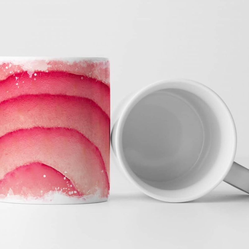 Tasse Geschenk Food-Fotogradie – Aufgeschnittene rote Zwiebel