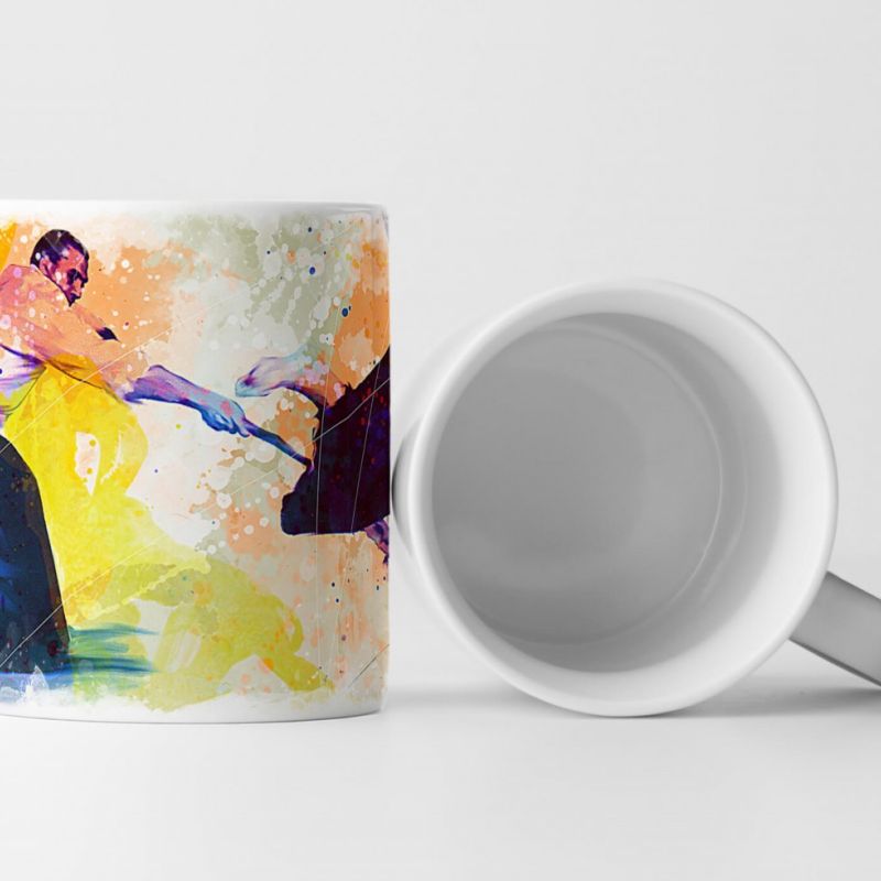 Aikido I Tasse als Geschenk,  Design Sinus Art