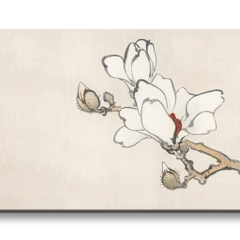 Remaster 120x60cm Traditionelle japanische Kunst Zeitlos Beruhigend Harmonie Baumblüte Frühling