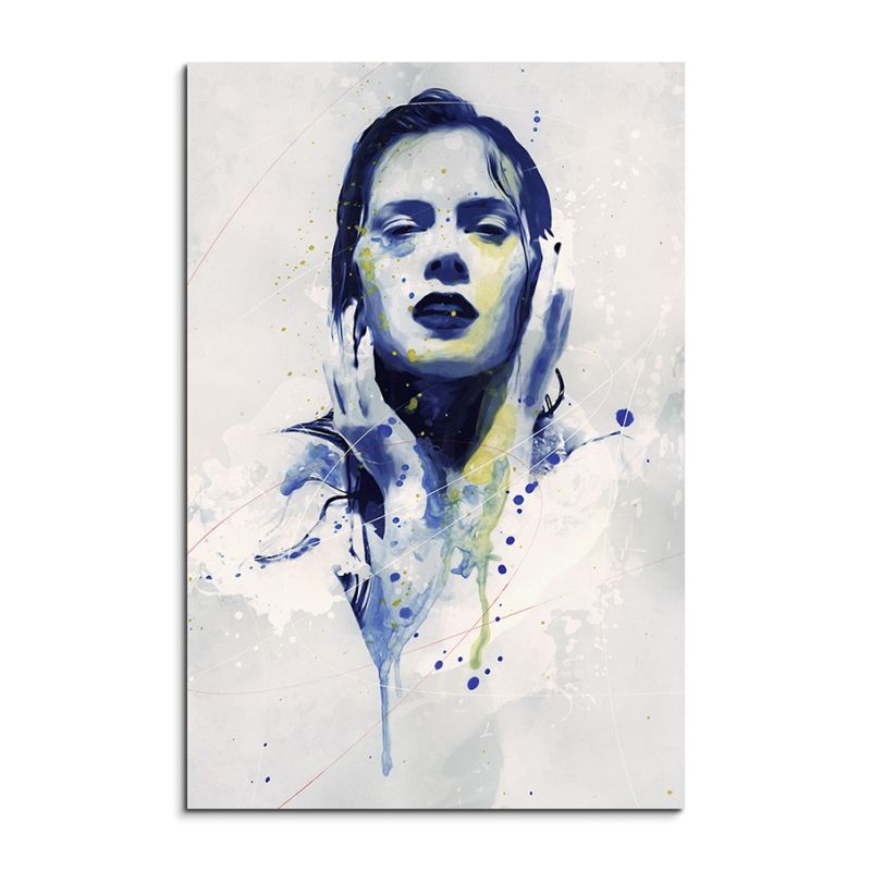 Amy Adams Splash 90x60cm Kunstbild als Aquarell auf Leinwand