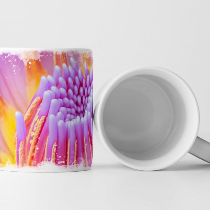 Tasse Geschenk Blühende Wasserlilie