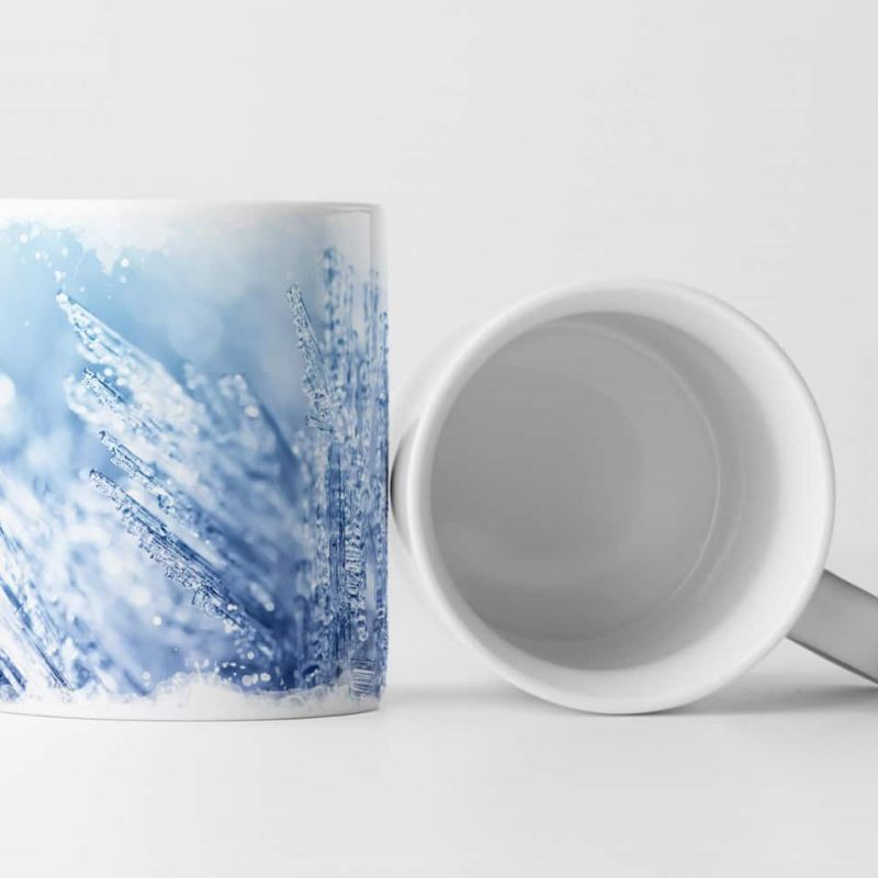 Tasse Geschenk Künstlerische Fotografie – Eiskristalle im Licht