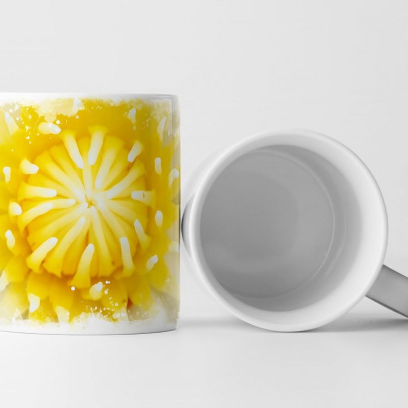 Tasse Geschenk Naturfotografie – weißer Lotus