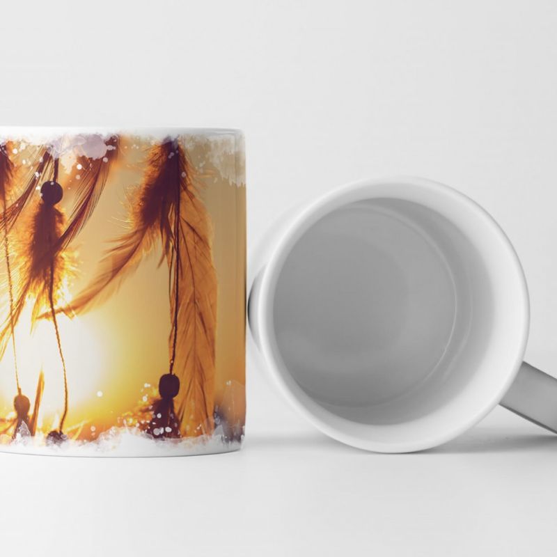 Tasse Geschenk Traumfänger im Sonnenlicht