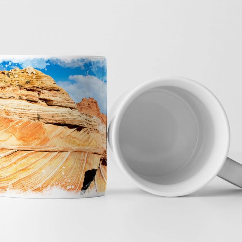 Tasse Geschenk Landschaftsfotografie – Die Welle Arizona USA