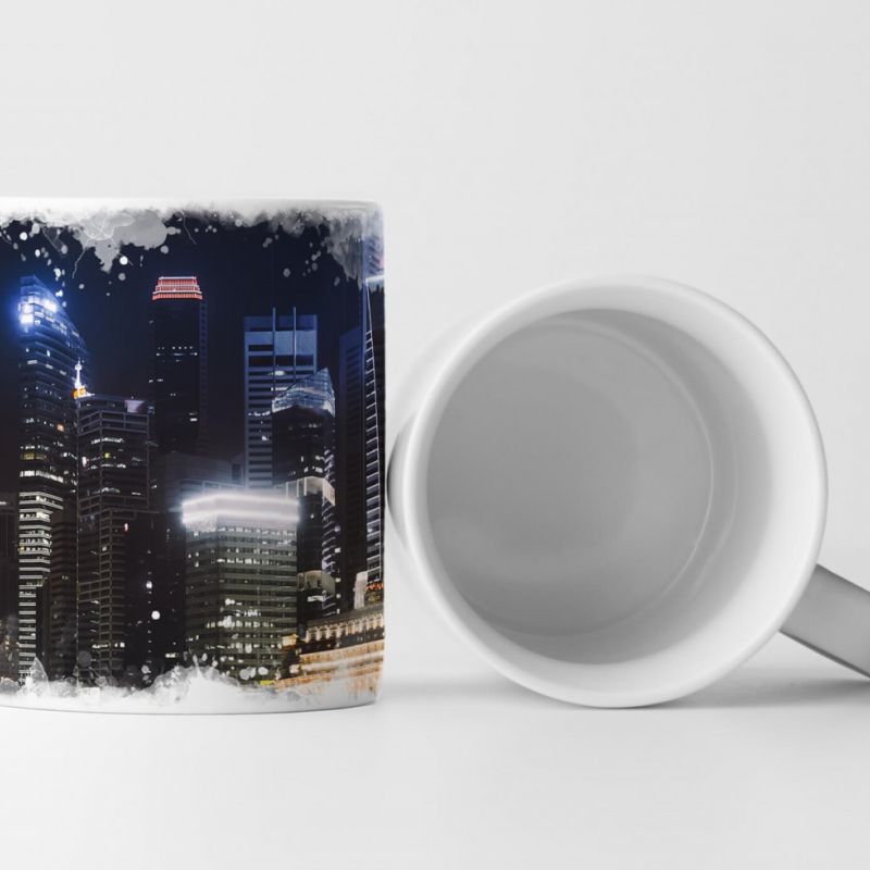 Tasse Geschenk Singapur Skyline