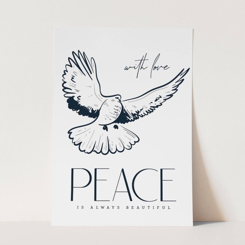 Dekorative Illustration Peace Collection Frieden Freiheit