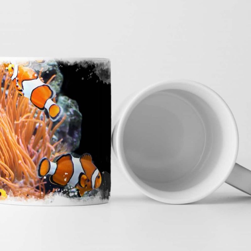 Tasse Geschenk Seeanemone und Anemonenfische