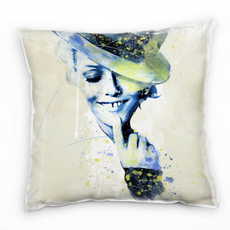 Vanessa Paradis VII Deko Kissen Bezug 40x40cm für Couch Sofa Lounge Zierkissen