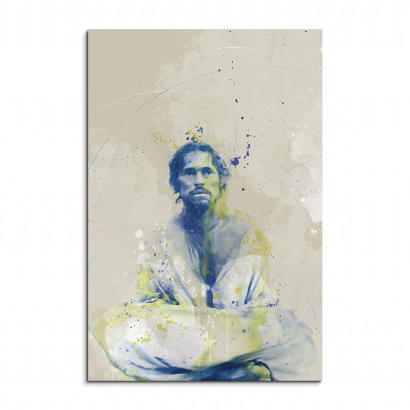 Willem Dafoe Aqua 90x60cm Wandbild Aquarell Art