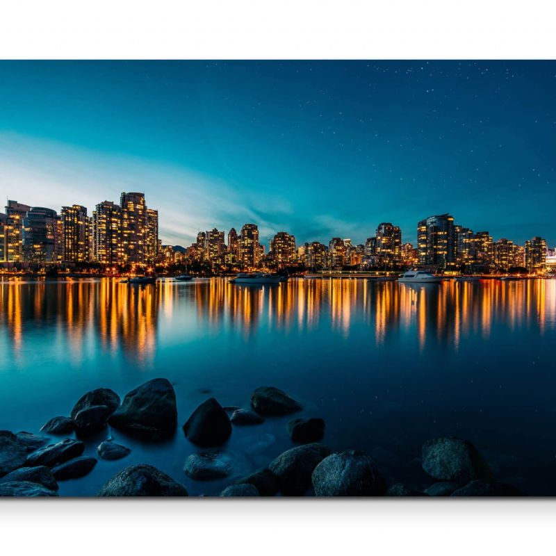 Skyline von Vancouver – Leinwandbild