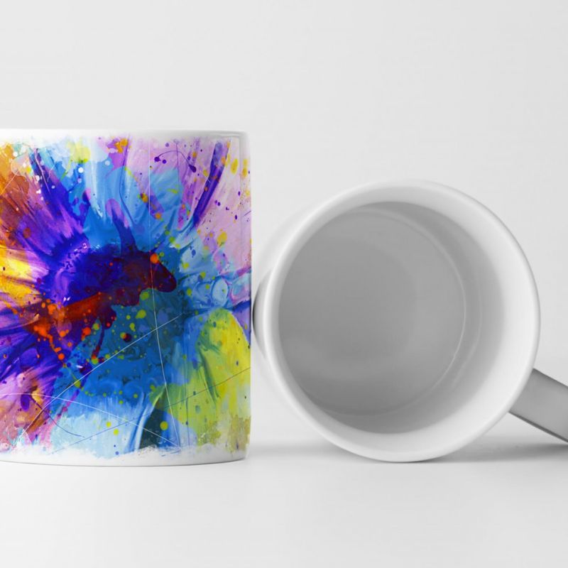 Blume II Tasse als Geschenk,  Design Sinus Art