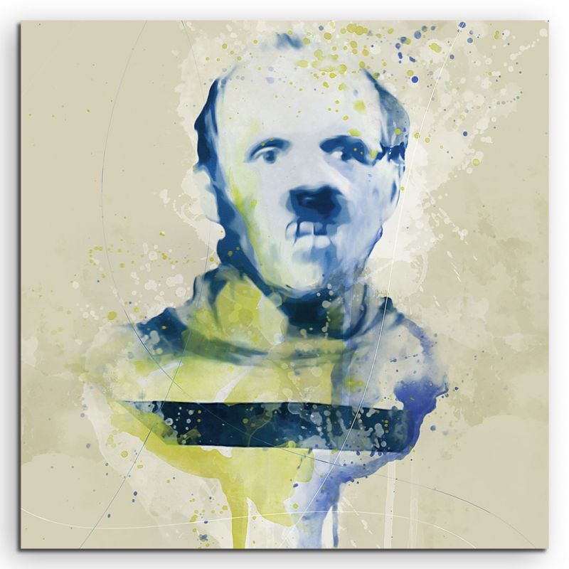 Hannibal Lecter Aqua 60x60cm Wandbild Aquarell Art