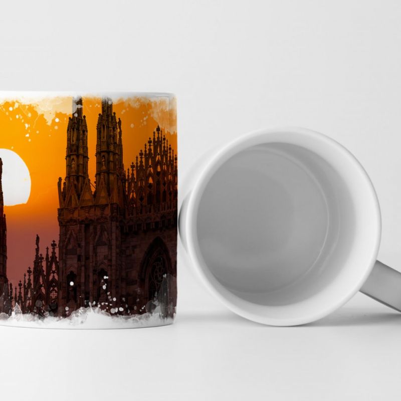 Tasse Geschenk Dom – Mailand Sonnenuntergang