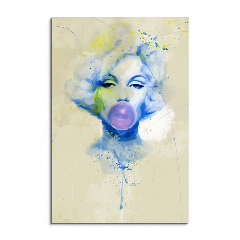 Marilyn Monroe VII Aqua 90x60cm Wandbild Aquarell Art