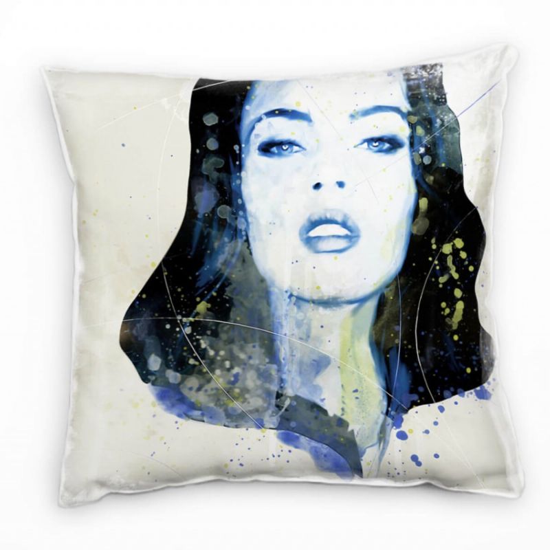 Megan Fox III Deko Kissen Bezug 40x40cm für Couch Sofa Lounge Zierkissen