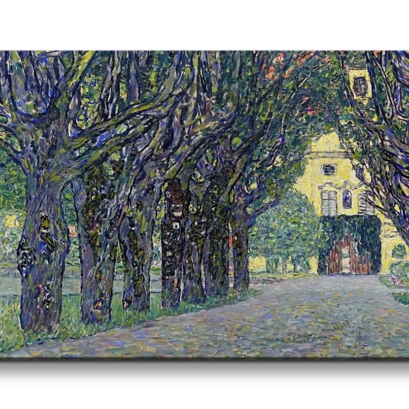 Remaster 120x60cm Gustav Klimt’s Allee at Schloss Kammer Modernes Format Zeitlos Schön