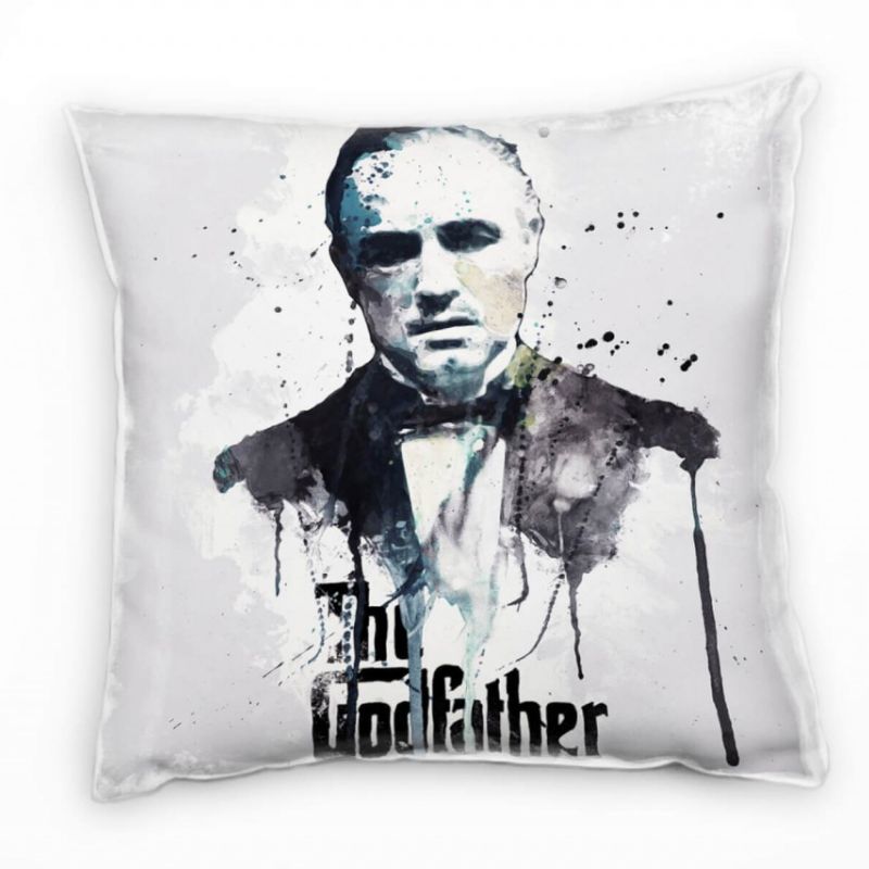 The Godfather Deko Kissen Bezug 40x40cm für Couch Sofa Lounge Zierkissen