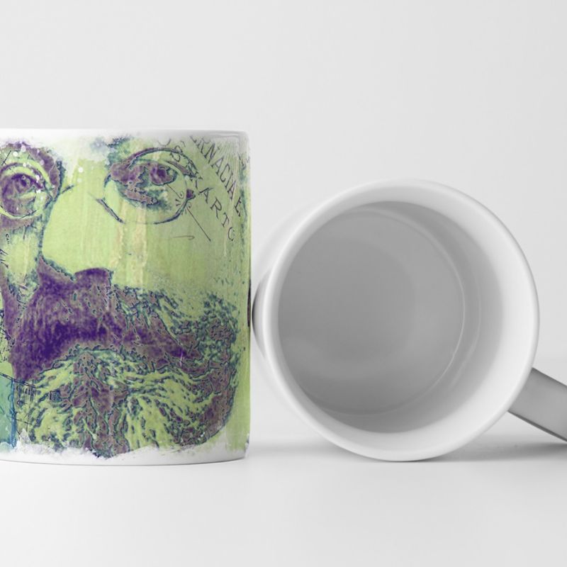 EAU ZONE Designtasse Kunstwerk ESPERANTO