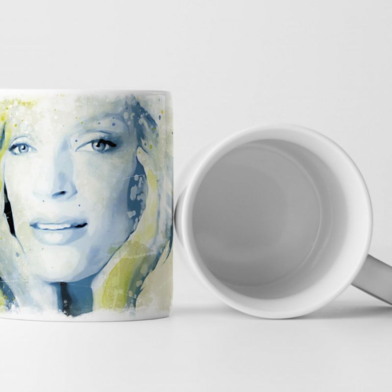 Uma Thurman III Tasse als Geschenk,  Design Sinus Art