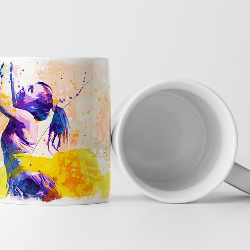 Klettern Tasse als Geschenk,  Design Sinus Art